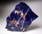 Top Grade Sodalite Crystal Slice.  Thin Polished Slab.  Third Eye Chakra.  Crystal Healing / Mineral Specimen.
