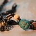 Buddha Shanti Scarf Bracelet, Turquoise