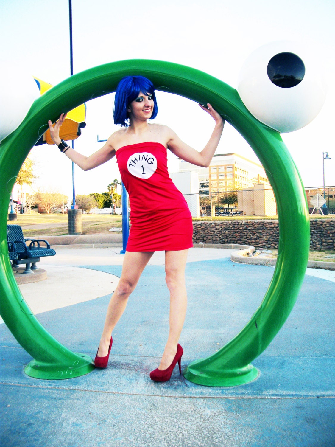 Thing 1 Tube Dress: Dr. Seuss
