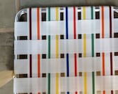 Rainbow Stripe Vintage Aluminum Lawn Chair, Patio Chair, Beach Chair