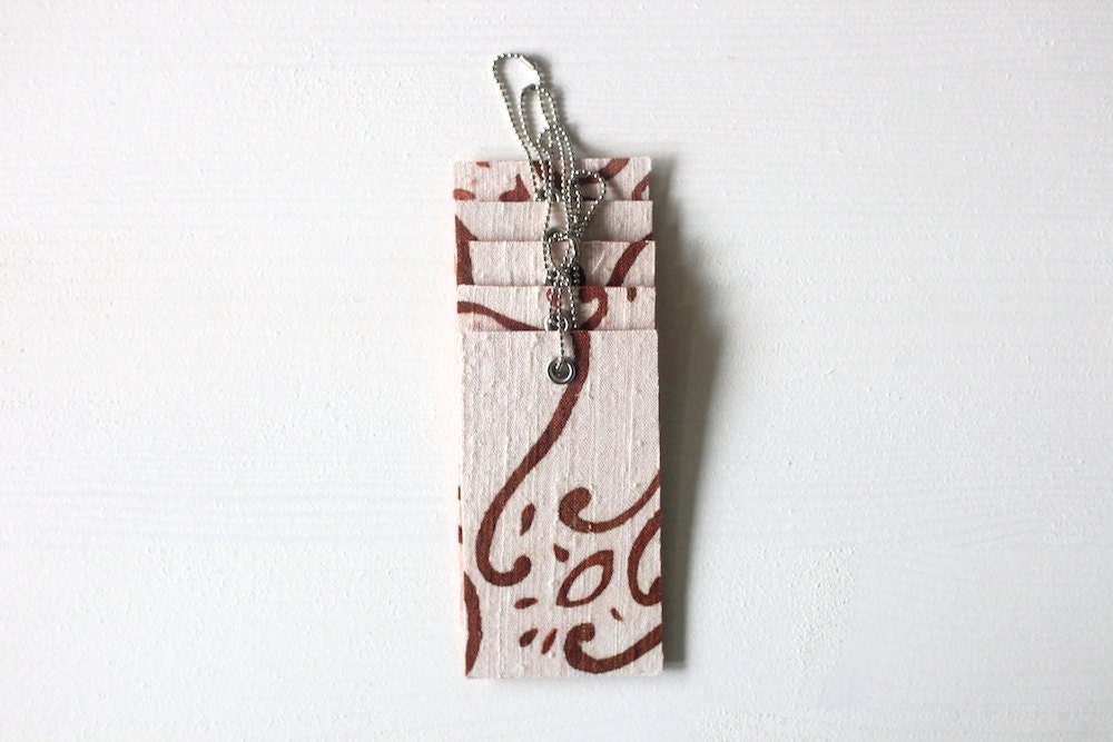 Upcycled Batik Gift Tags - Traditional no.28