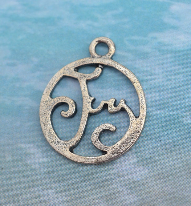 Wave  Charm, 5 pcs,  Wave Pendants, Surfer Charms, Beach  Charms, Ocean Wave Charm