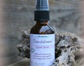 Sandalwood Organic Facial Toner Natural and eco-friendly vegan 60 ml - great for both men and women