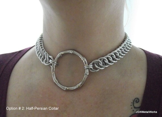 Custom Statement Chainmail Slave Collar By Jswmetalworks On Etsy