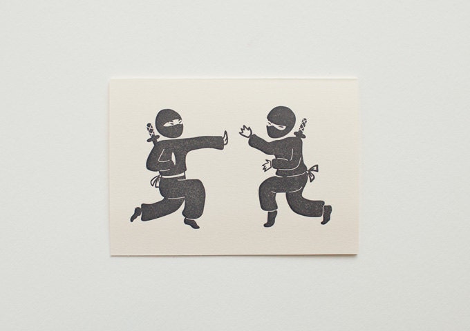 Ninja Note Card
