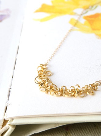 Gold necklace - urban jewelry