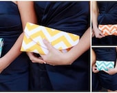 Design Your Own Chevron Bridesmaid Clutches Set of 6