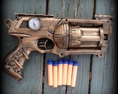 Steampunk Gun Nerf Maverick N-Strike Victorian Gothic Zombie Vampire killer soft dart toy