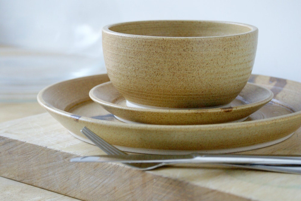 Made to order - A set of four custom place settings for your dinner table
