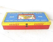1950's Tin Toy Lock Box, Ohio Art