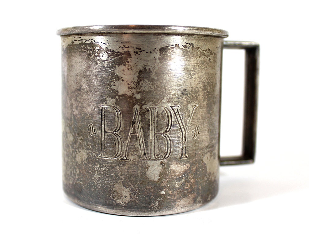 Vintage Silver Plate Baby Cup