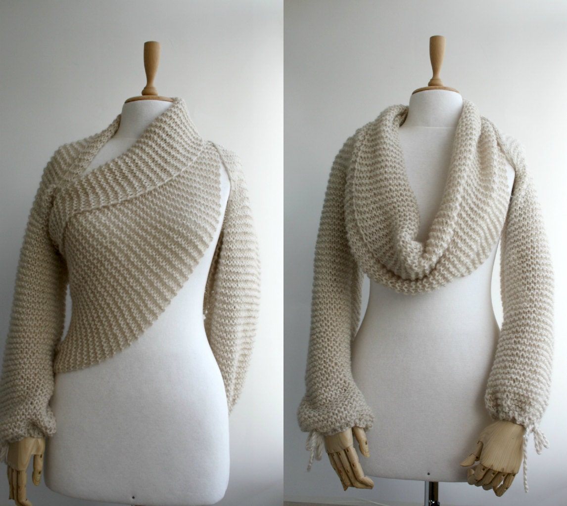 FREE Shipping New Season Beige Bolero Scarf Shawl Neckwarmer For Bridal for Bridesmaids  wedding