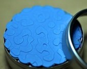 Leopard Print - Embossed Scallop Circles - 24 Different Colors