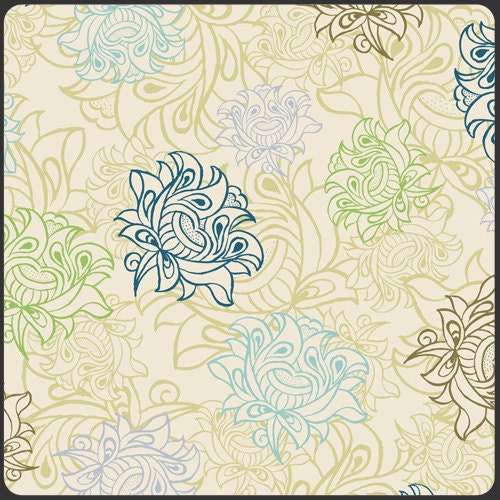 Pat Bravo Art Gallery Ahambra II Arabesque Buds in Ivory fabric by the yard