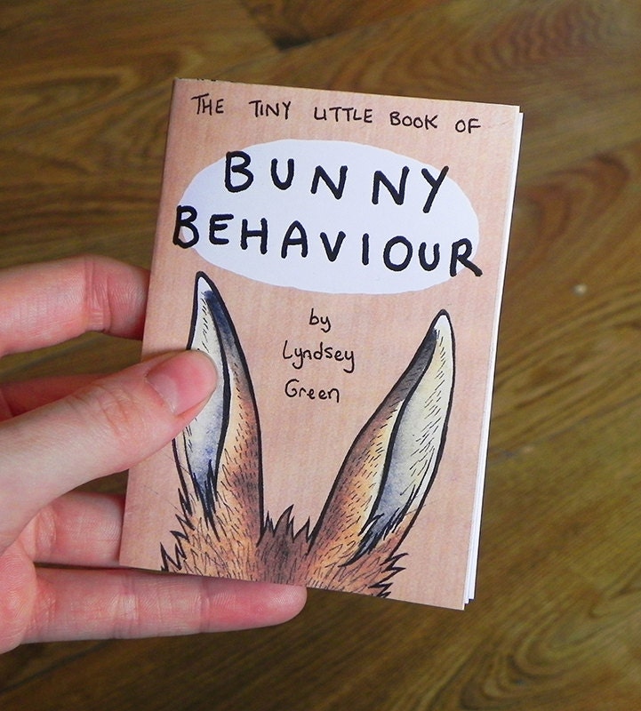 Bunny Behaviour Mini Zine - Rabbit Illustration