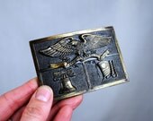 Eagle Liberty Flag Buckle