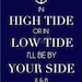 High Tide or Low Tide Anchor Print