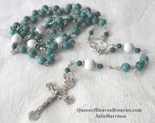 Turquoise Sterling Silver Rosary