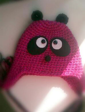 Pink Panda hat