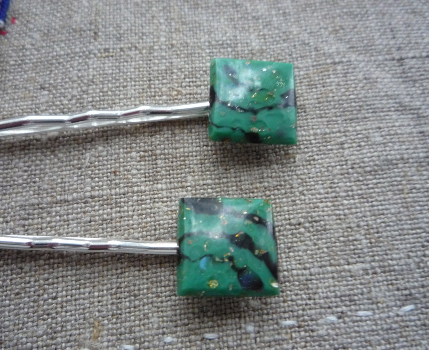 Glass bobby pins