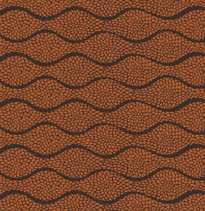 Waves in Gourd from Seven Wonders by David Butler for FreeSpirit Fabrics - Half Yard