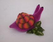 woodland snail, garden snail, waldorf toy, all natural toy, eco friendly toy, small stuffed snail, stuffed animal,