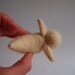 Baby Duck toy, waldorf toy, eco friendly, natural, childrens toy,wool toy