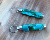 Acrylic Needle Case - Blue Green