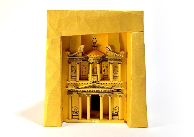 Petra Treasury Paper Model (KIT)