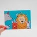 Party Animals Lion Card