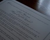 Quaker Wedding Certificate