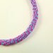 Neon Pink and Blue Stripes Kumihimo Bracelet