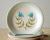 Vintage Franciscan Tulip Time Dessert Plates