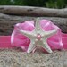 Starfish Headband-BUBBLE GUM PINK-Starfish Hair,Starfish Headbands,Beach Weddings, Flower Girls, Little Mermaid Costume, Photo Prop