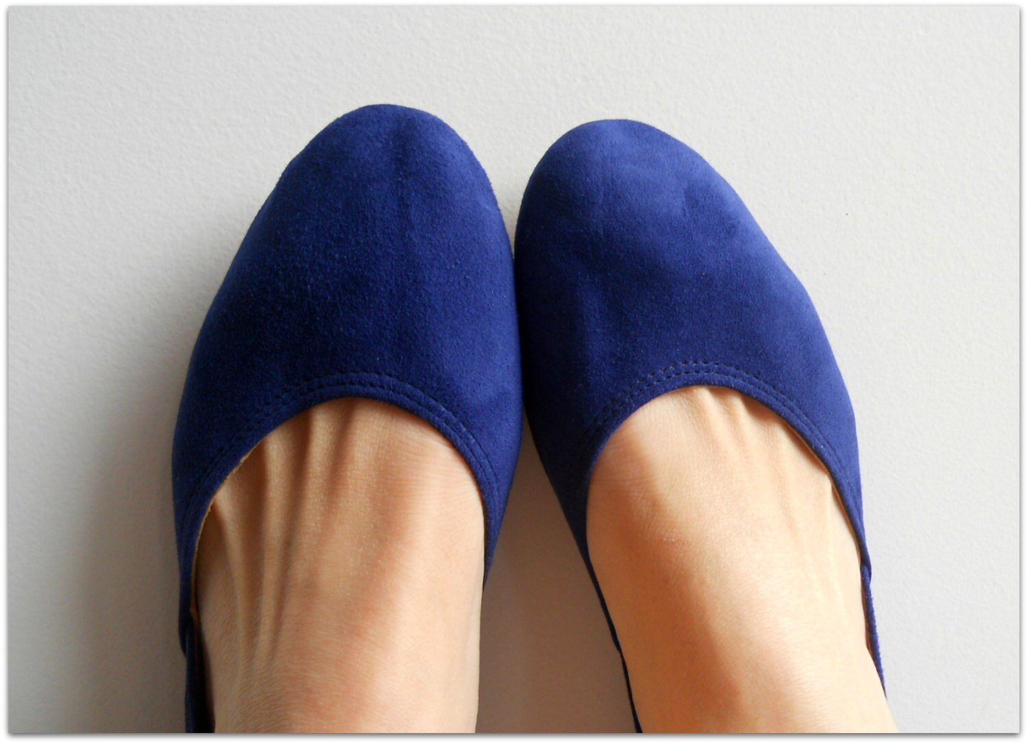 cobalt blue ballet pumps
