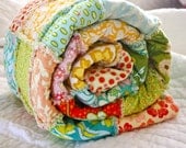 Rag Quilt CUSTOM Throw - Reversible - Any Color Any Pattern