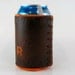 Leather Koozie Deer Slayer Safety Orange