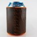 Leather Koozie Deer Slayer Safety Orange