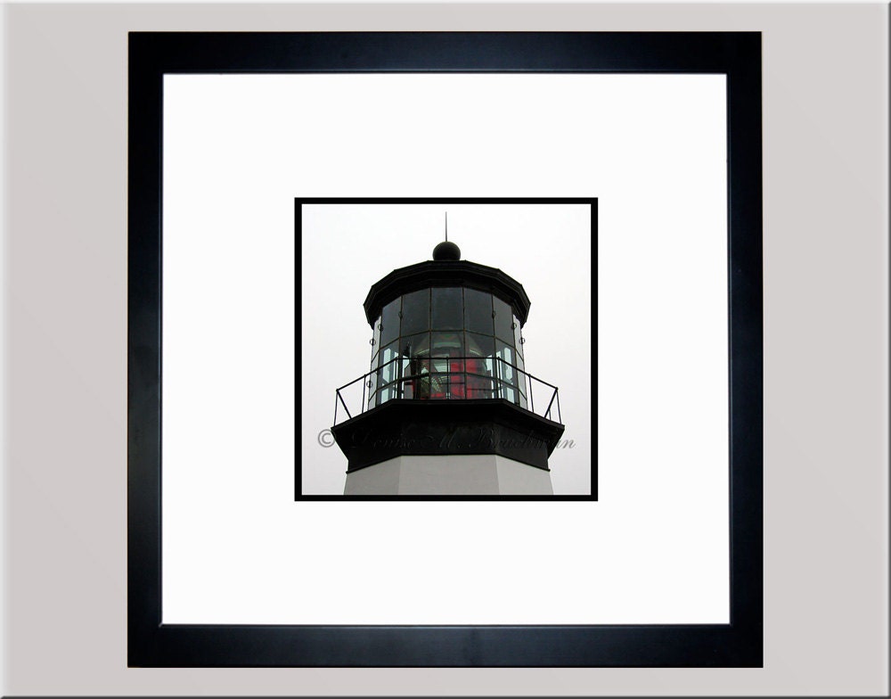 5x5 Cape Meares Oregon Lighthouse Coastal Landscape Fine Art Photo - Tillamook Oregon - Fresnel Lens - Oregon Coast