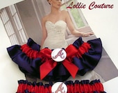 Braves Garter - Wedding Garter set -  Atlanta Braves
