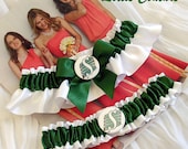 Roughriders garter- Wedding Garters - Wedding garter set - Saskatchewan Roughriders