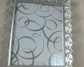 Gorgeous Vintage Metal Picture Frame in Silver