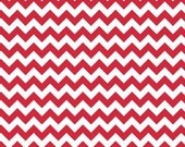 LAST HALF YARD, Riley Blake, Chevrons, Small Chevron in Red, 1/2 yard