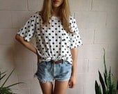 Vintage Polka Dot Top
