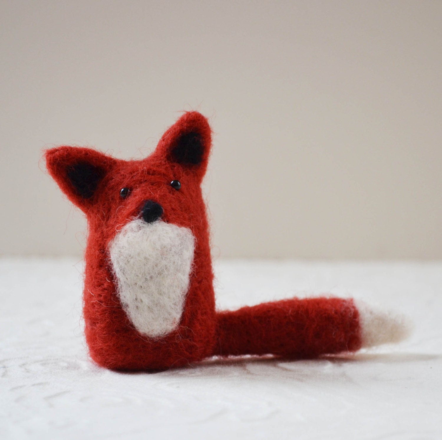 Foxkitts, needle felted red fox animal fiber art
