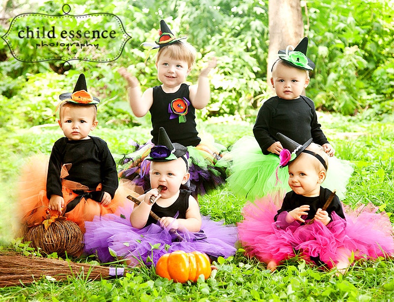 Lil Punkie Witch Costume Tutu Set