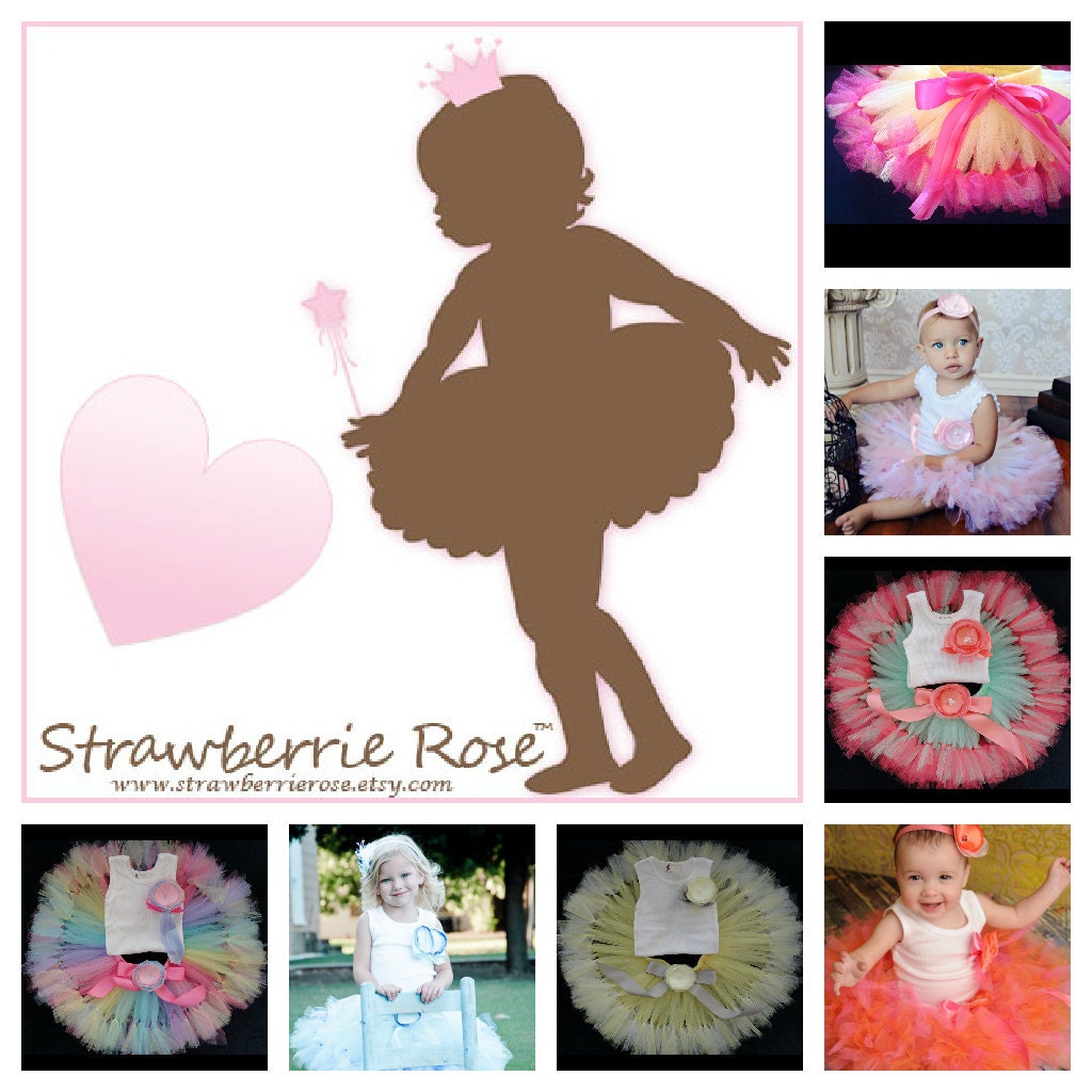 Baby Photo Props Tutu Skirt Set