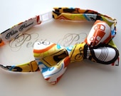 Little Guy Bow Tie - Construction Signs  - (Newborn-10 years) - Baby Boy Toddler- Custom Order - Photo Prop