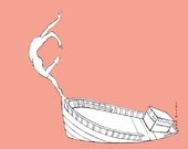 sinking boat in soft cadmium