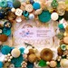 Beach Themed Button Picture Frame in White, Tan, Blue and Aqua for 4"x6" photo